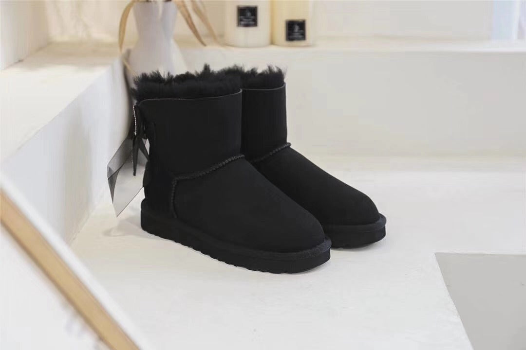 Classic Black 3-in-1 Snow Boots | Style 6503