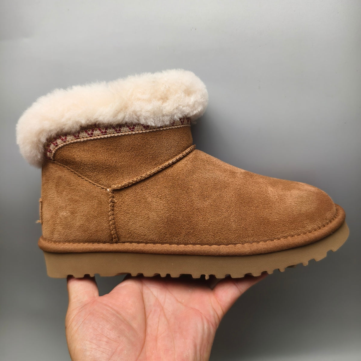 Chestnut Boho-Inspired Low-Top Casual Shoes | Style 4496