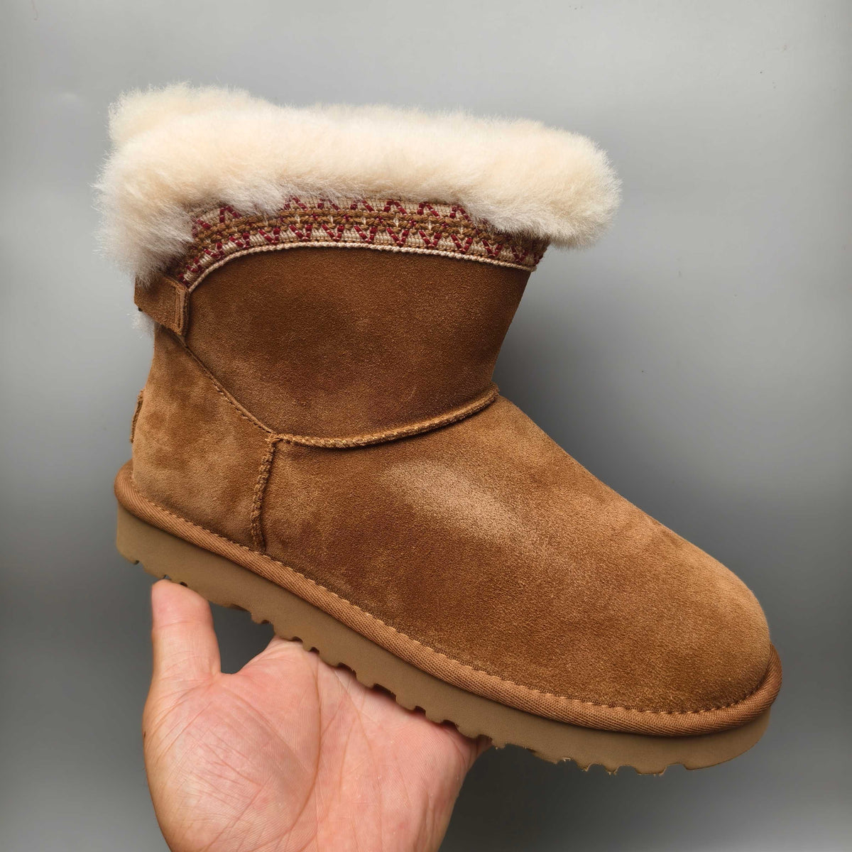 Chestnut Boho-Inspired Casual Shoes with Back Strap | Style 4517