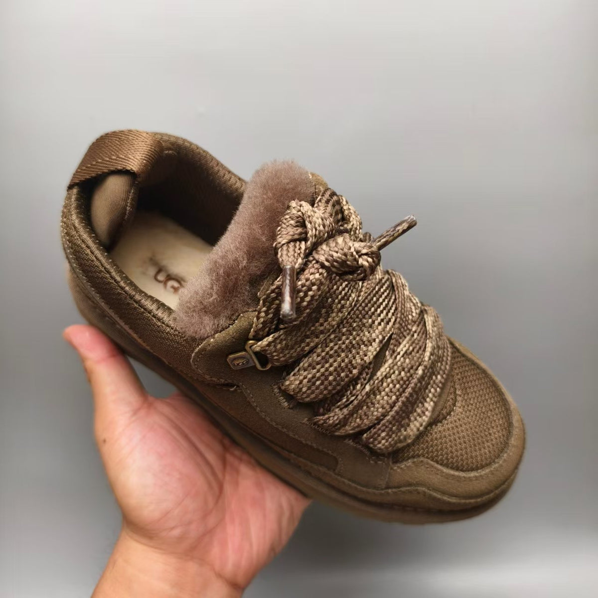 Walnut Brown Unisex Mesh Casual Sneakers | Style 4032