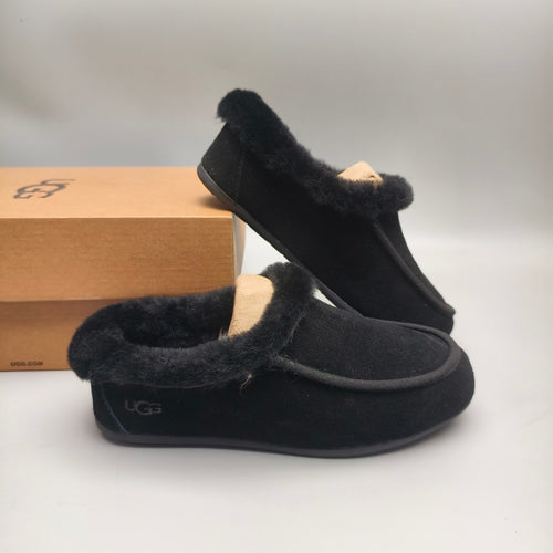 Black Slip-On House Shoes | Style 1391