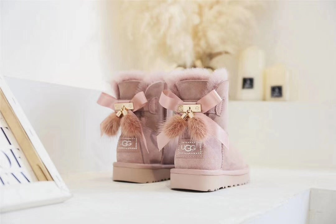 Dusk Pink 3-in-1 Snow Boots | Style 6503