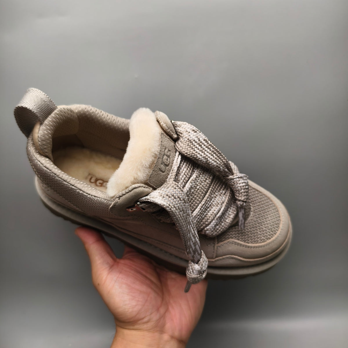 Gray Unisex Mesh Casual Sneakers | Style 4032