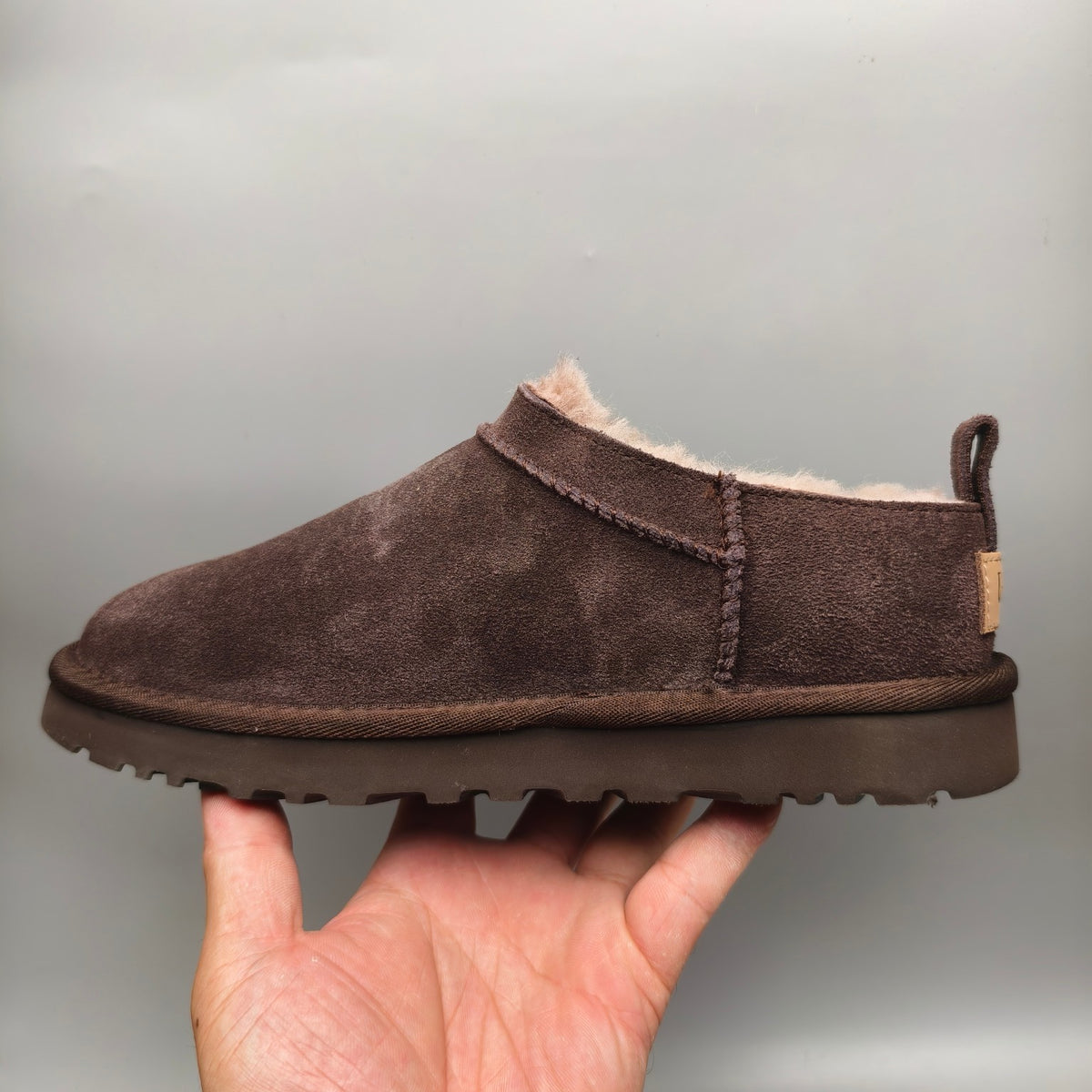 Chocolate Brown Women's Classic Slip-On Casual Shoes | Style 3891