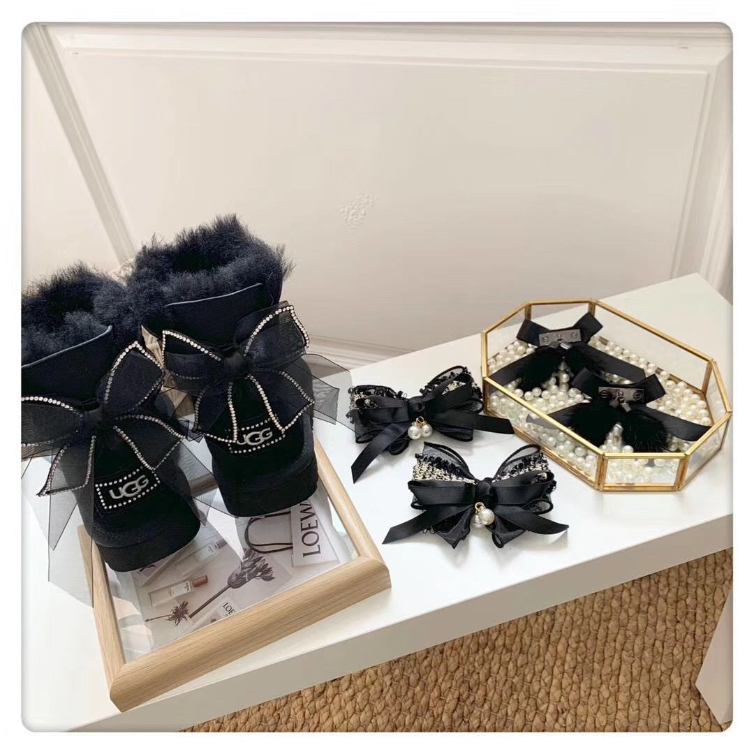 Classic Black 3-in-1 Snow Boots | Style 6503