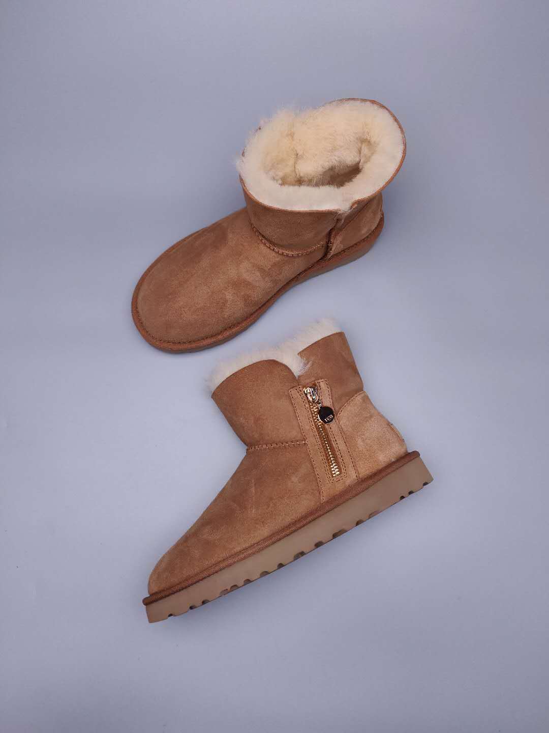 Chestnut Side-Zip Ankle Boots | Style 2481