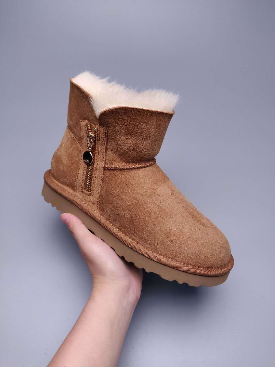 Chestnut Side-Zip Ankle Boots | Style 2481