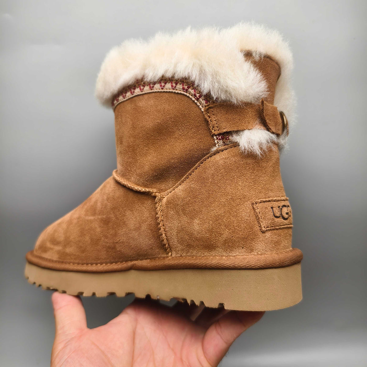 Chestnut Boho-Inspired Casual Shoes with Back Strap | Style 4517