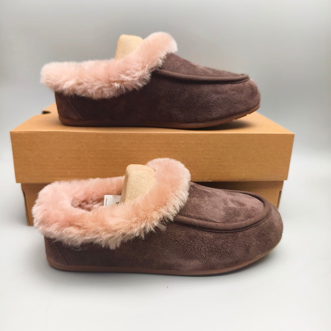 Chocolate Brown Slip-On House Shoes | Style 1391
