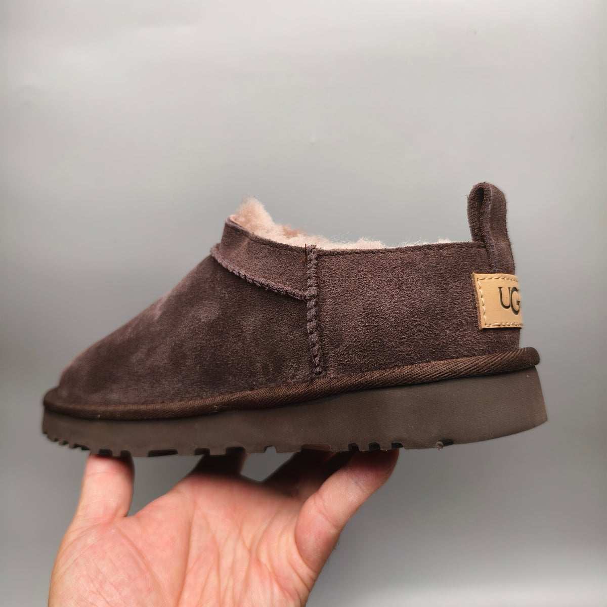 Chocolate Brown Women's Classic Slip-On Casual Shoes | Style 3891