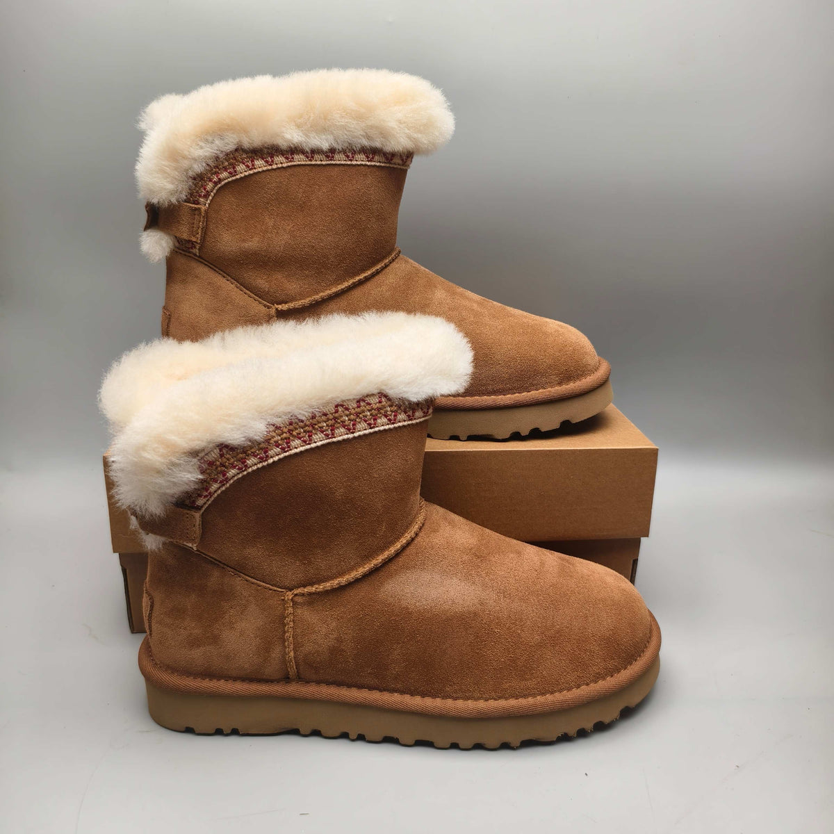 Chestnut Boho-Inspired Casual Shoes with Back Strap | Style 4517