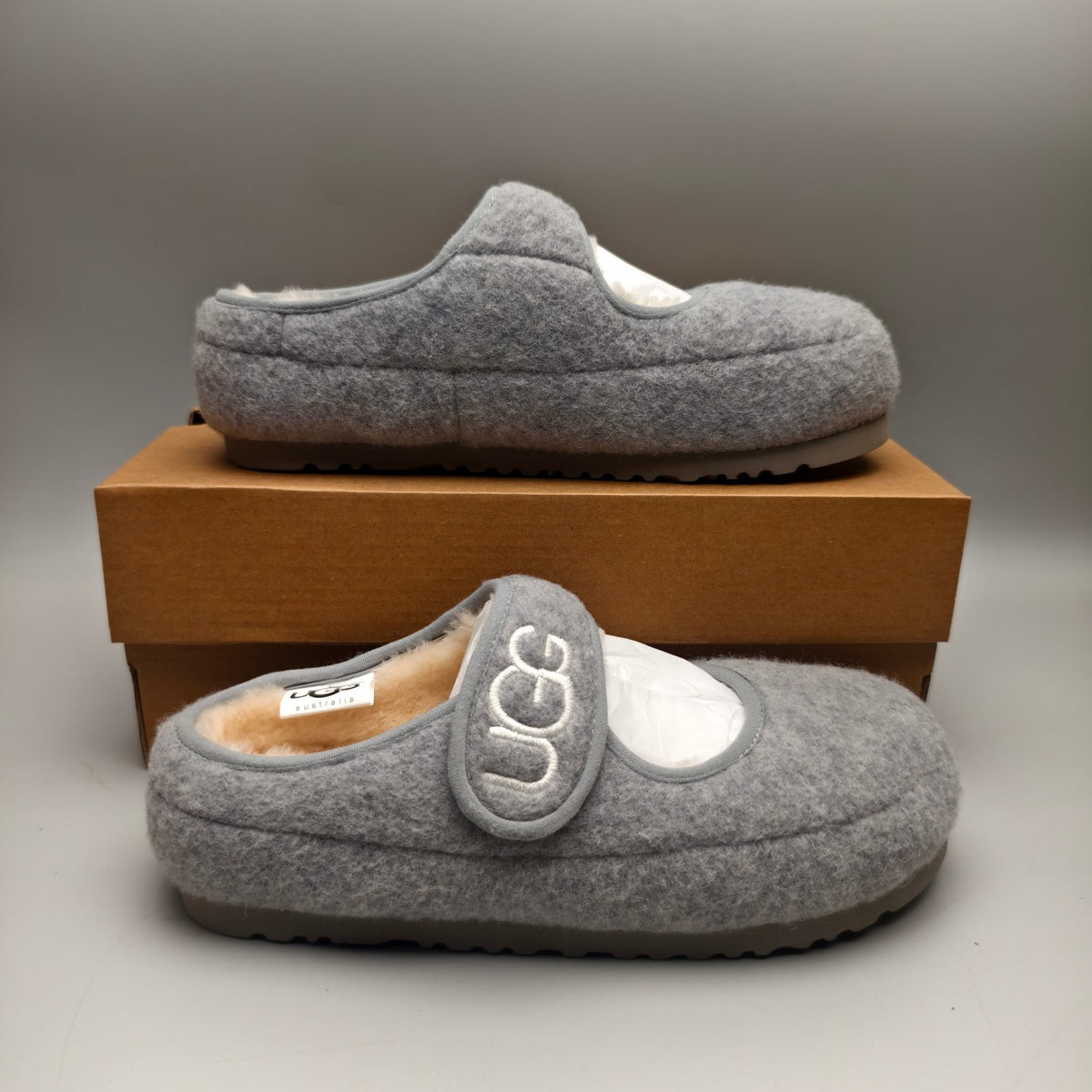 Gray Ultra-Lightweight Mary Jane Casual Shoes | Style 5097