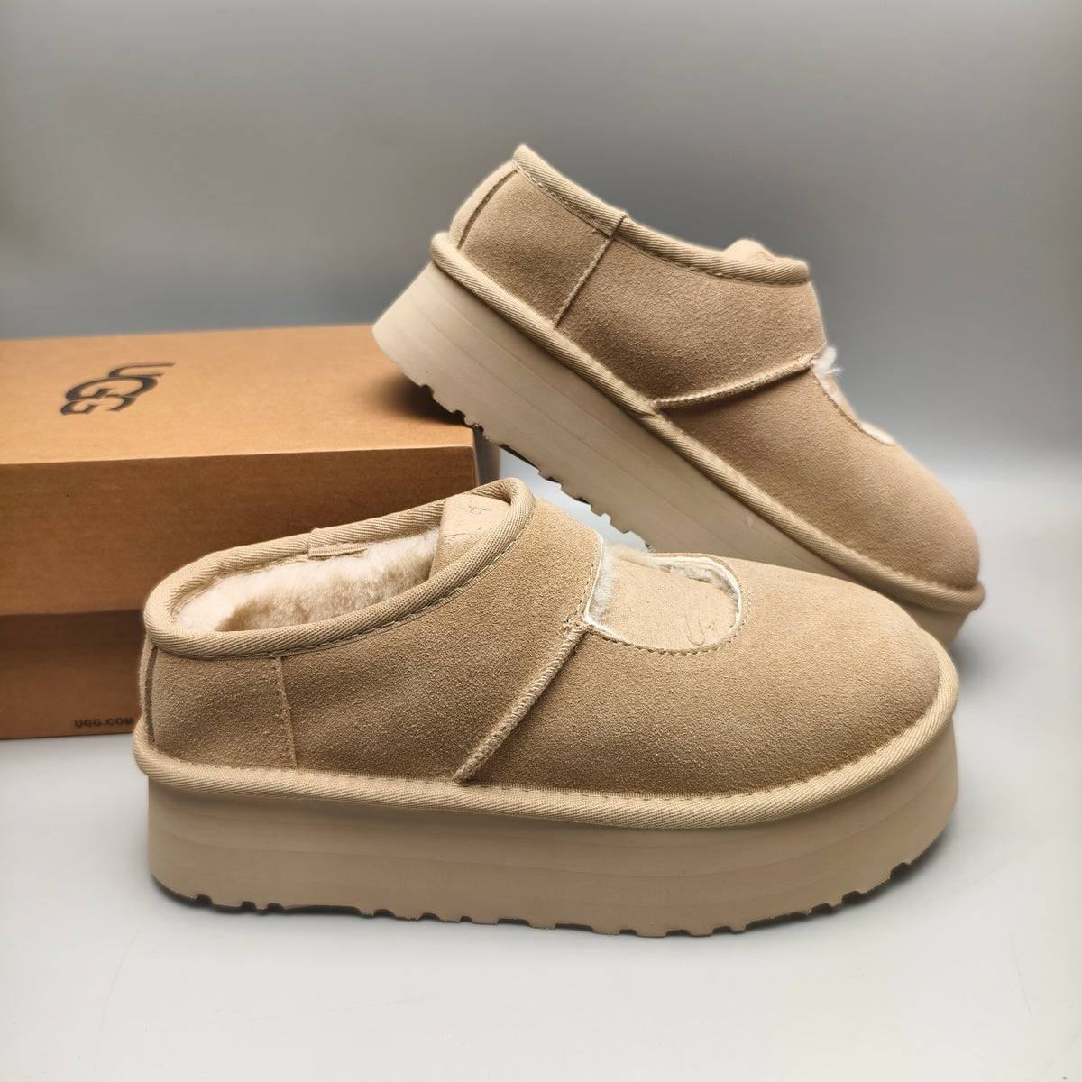 Sand Platform Mary Jane Shoes | Style 7612