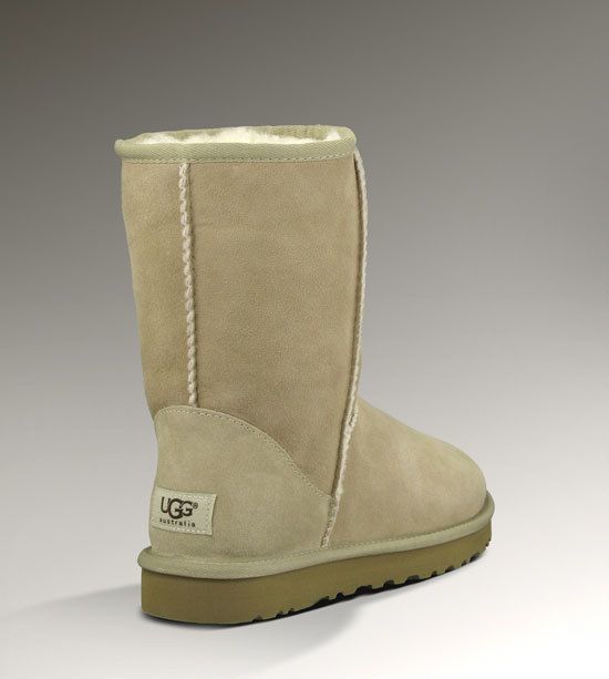 Stain-Resistant Classic Short Boots in Sand | Style 6223