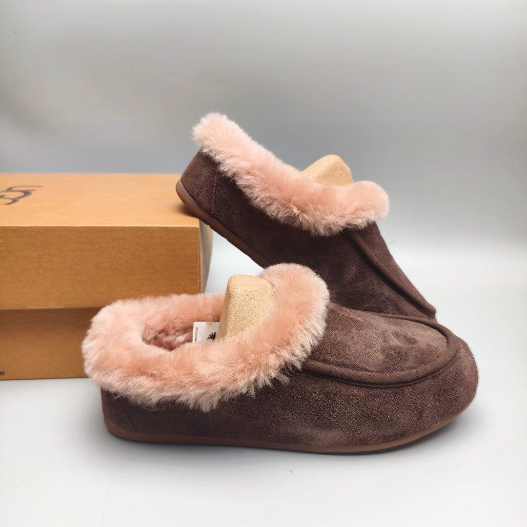 Chocolate Brown Slip-On House Shoes | Style 1391