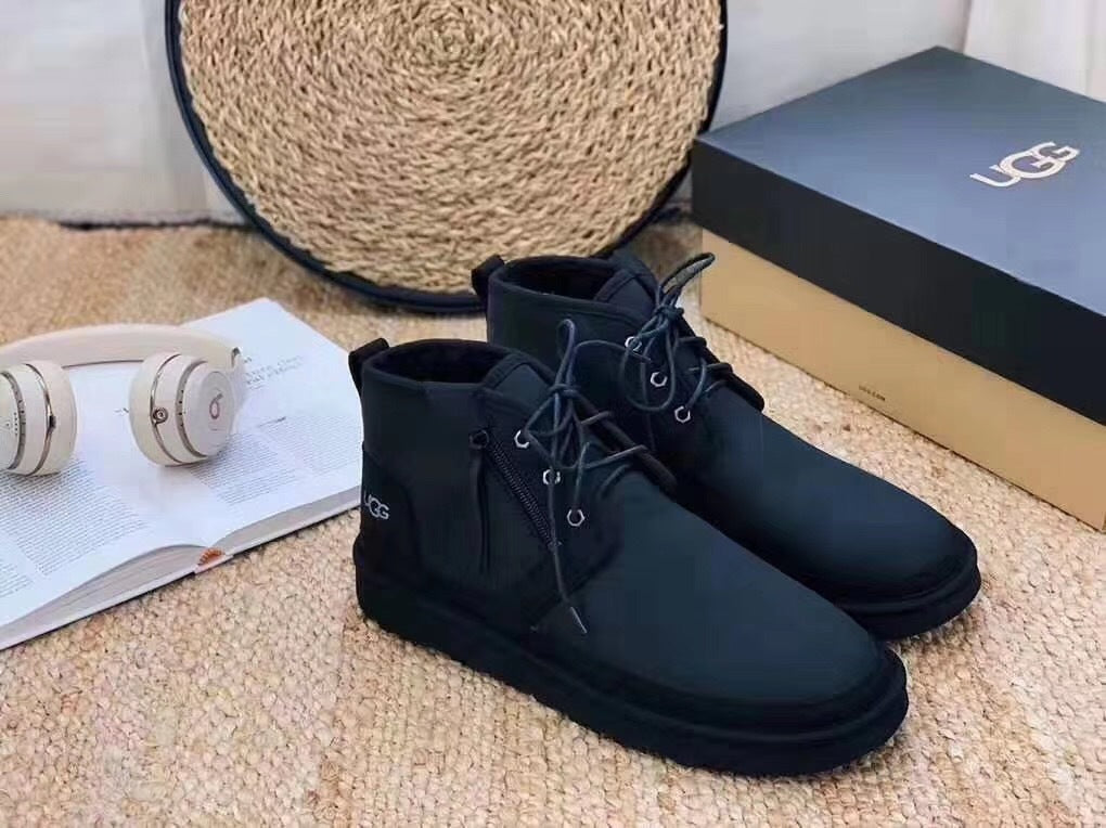 Black Zip-Up Casual Shoes | Style 3883