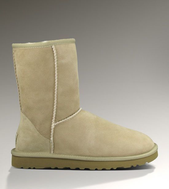 Stain-Resistant Classic Short Boots in Sand | Style 6223