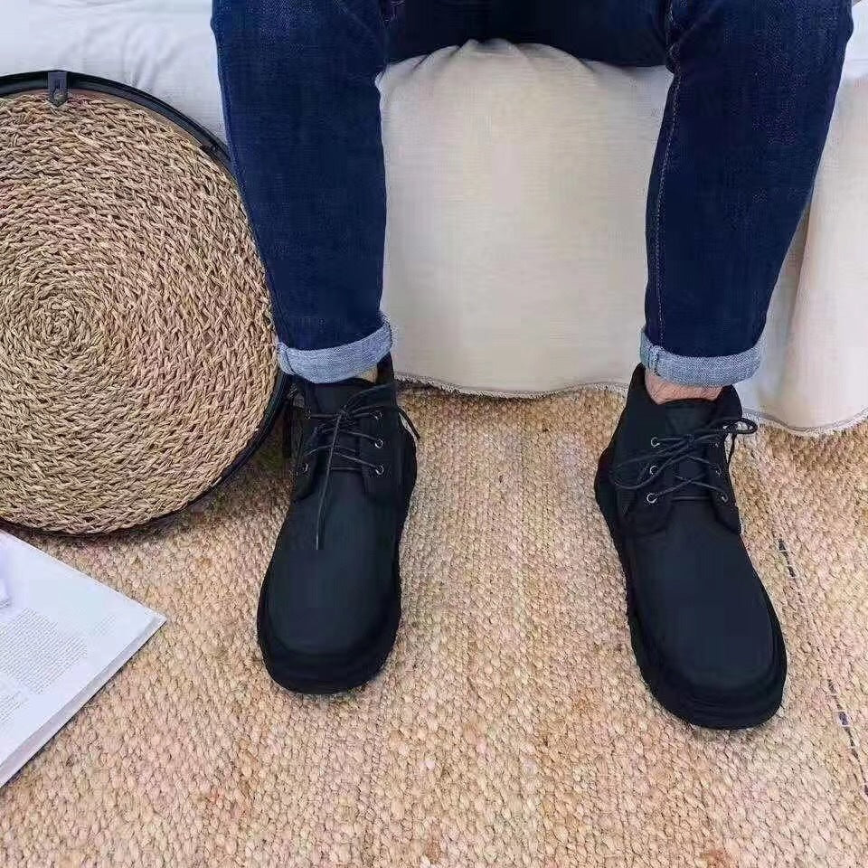 Black Zip-Up Casual Shoes | Style 3883