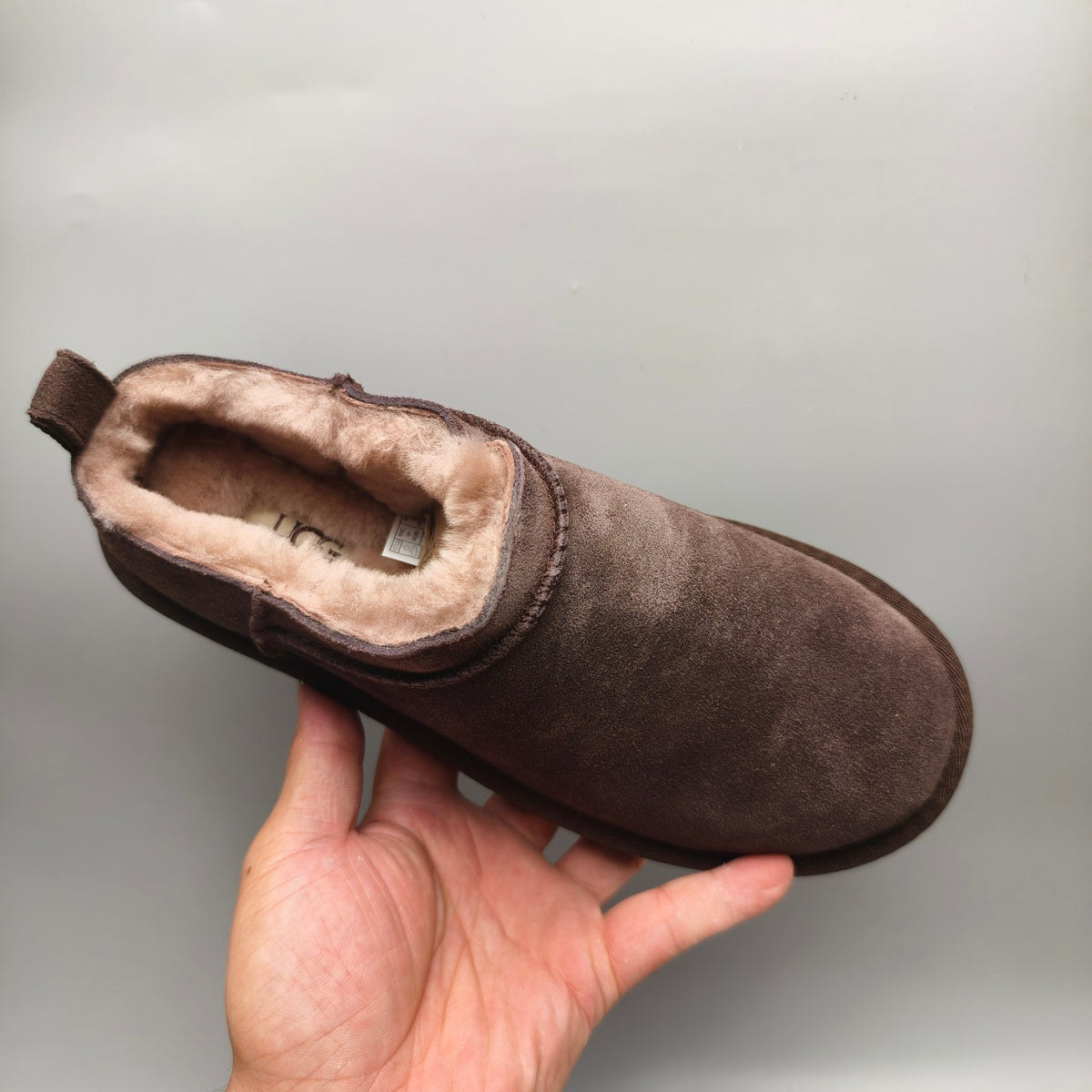 Chocolate Brown Women's Classic Slip-On Casual Shoes | Style 3891