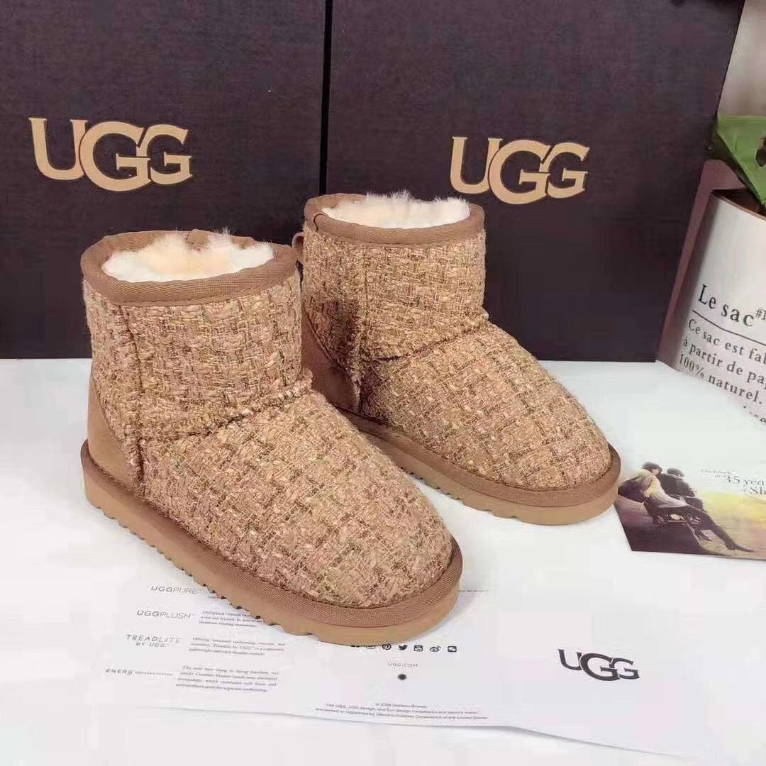 Kids' Chestnut Winter Boots | Chic Style 5854