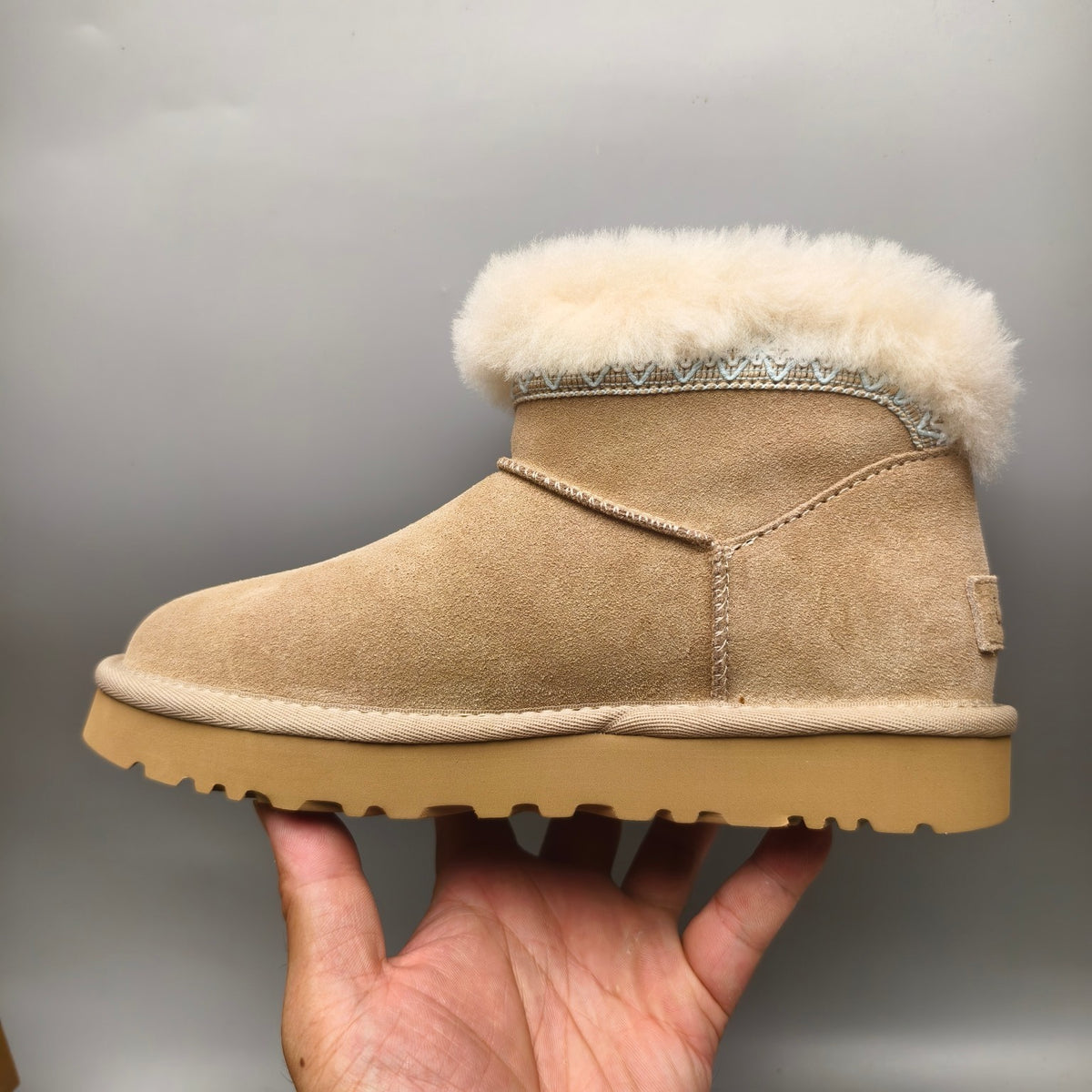 Sand Boho-Inspired Low-Top Casual Shoes | Style 4496