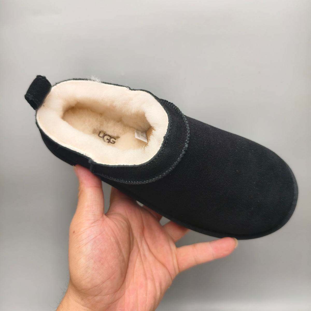 Black Women's Classic Slip-On Casual Shoes | Style 3891