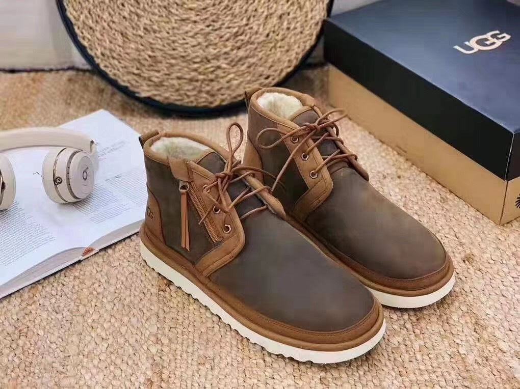 Chestnut Zip-Up Casual Shoes | Style 3883