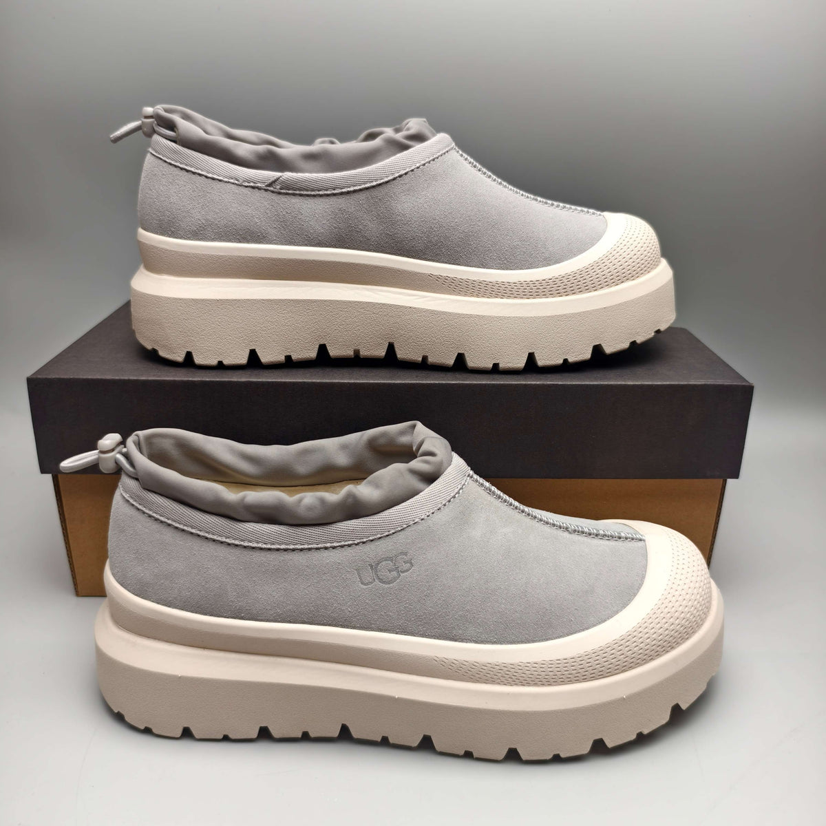 Light Gray Slip-On Casual Shoes | Style 4096