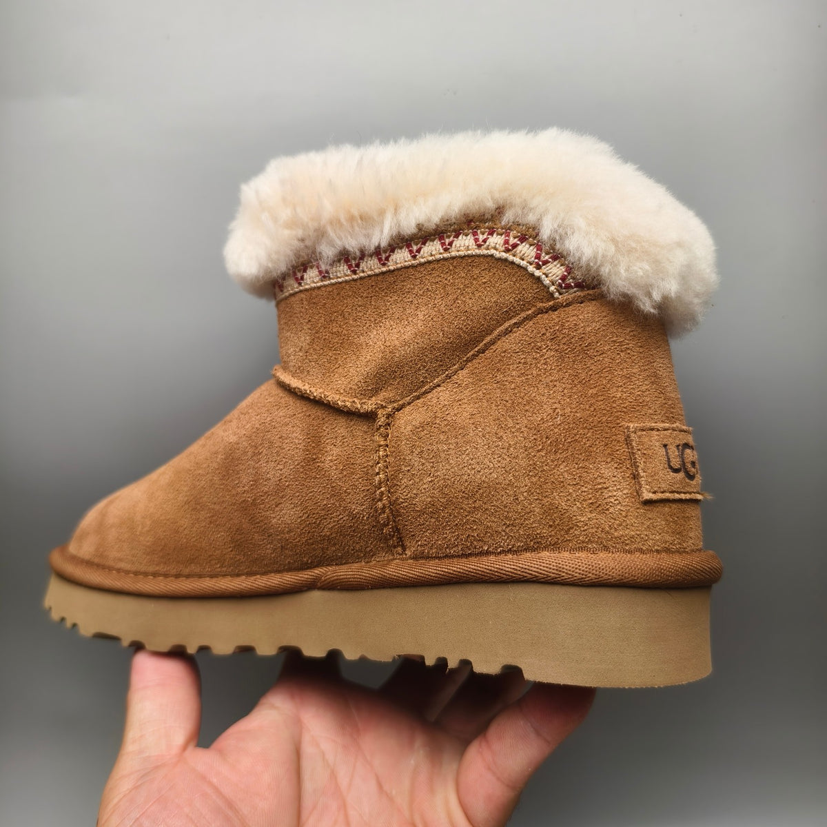 Chestnut Boho-Inspired Low-Top Casual Shoes | Style 4496