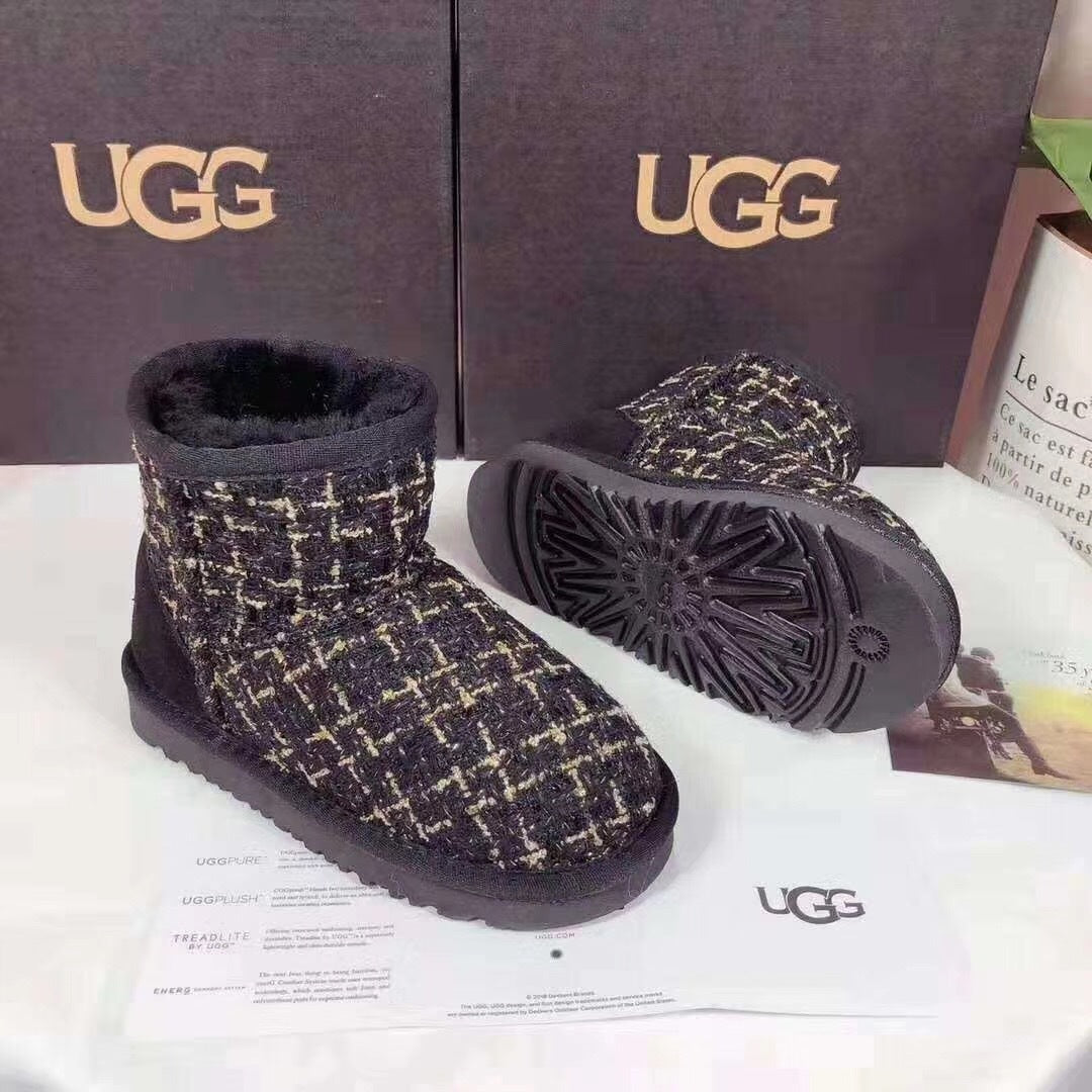 Kids' Black Winter Boots | Chic Style 5854