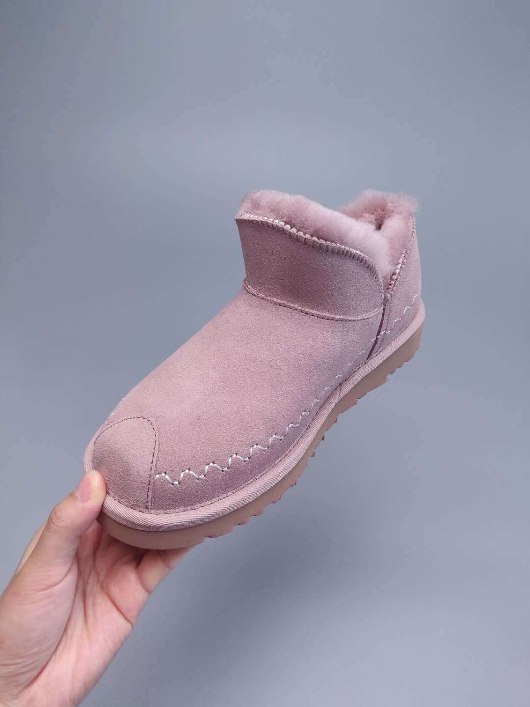 Muted Pink Ankle Boots | Style 0888