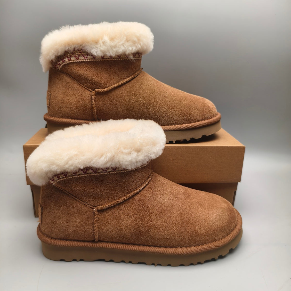 Chestnut Boho-Inspired Low-Top Casual Shoes | Style 4496