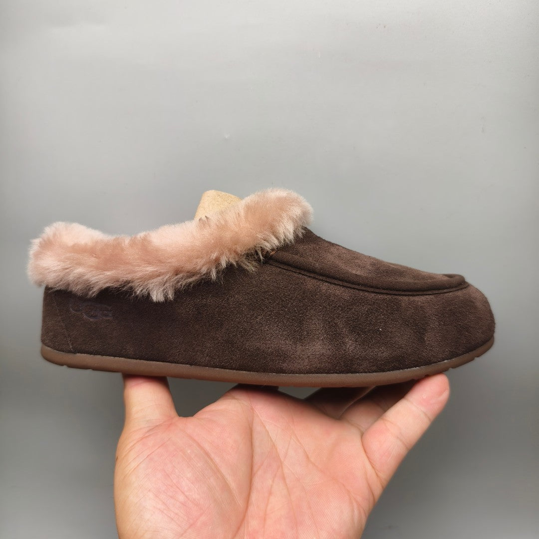 Chocolate Brown Slip-On House Shoes | Style 1391