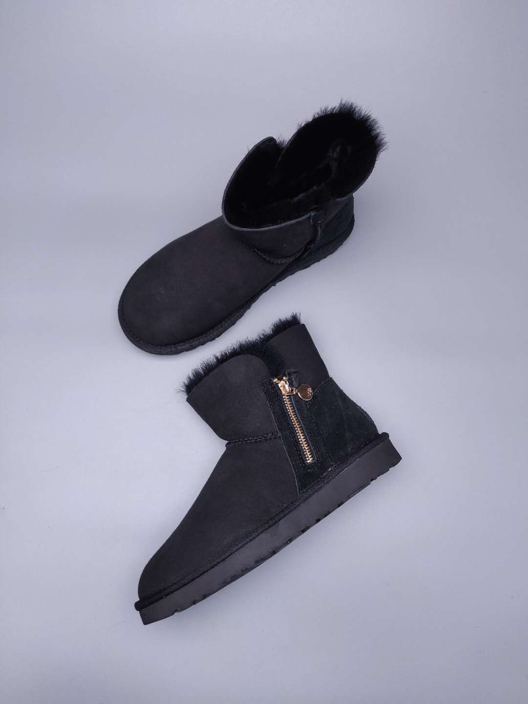 Black Side-Zip Ankle Boots | Style 2481