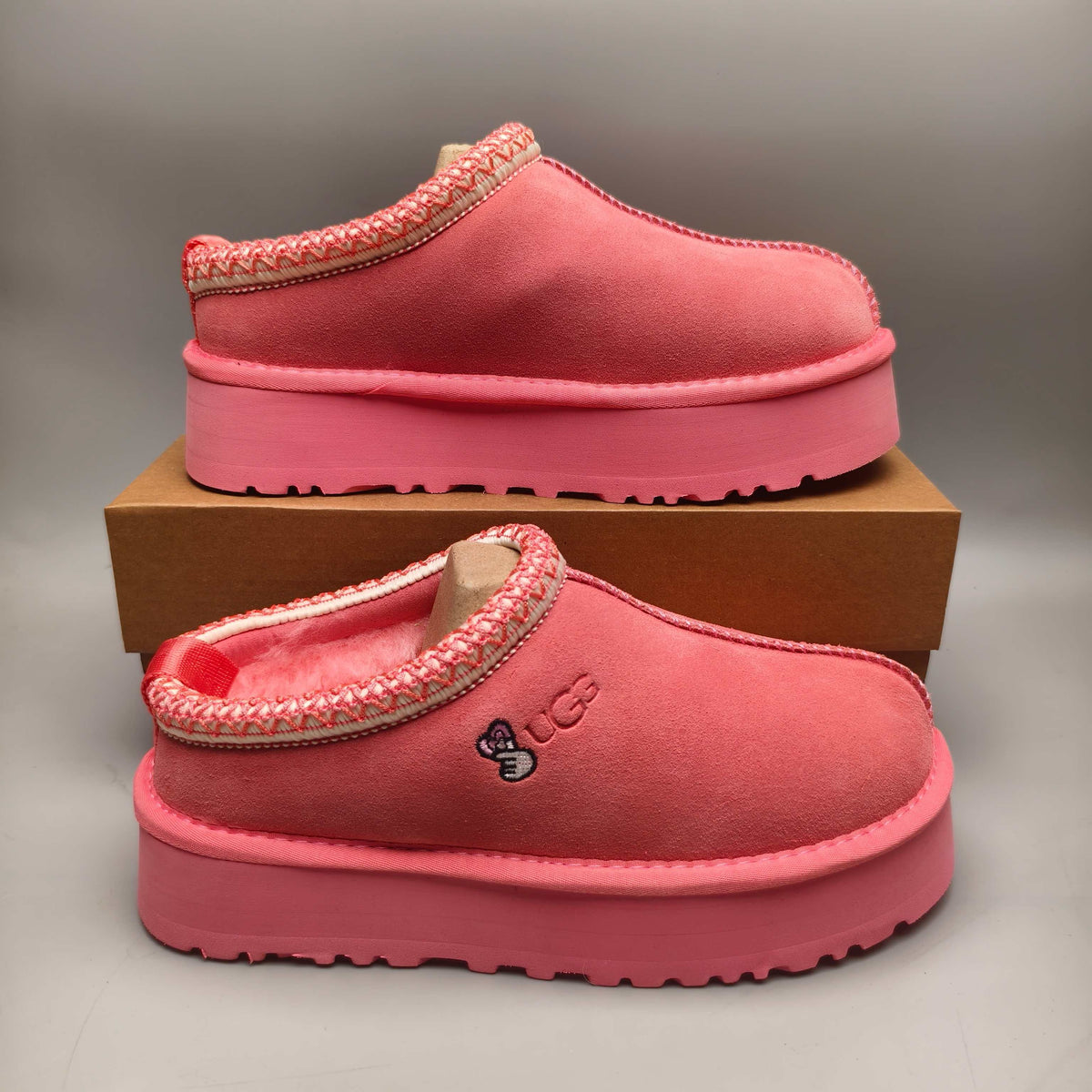 Fuchsia Boho-Inspired Platform Casual Shoes | Style 2553 / 2130