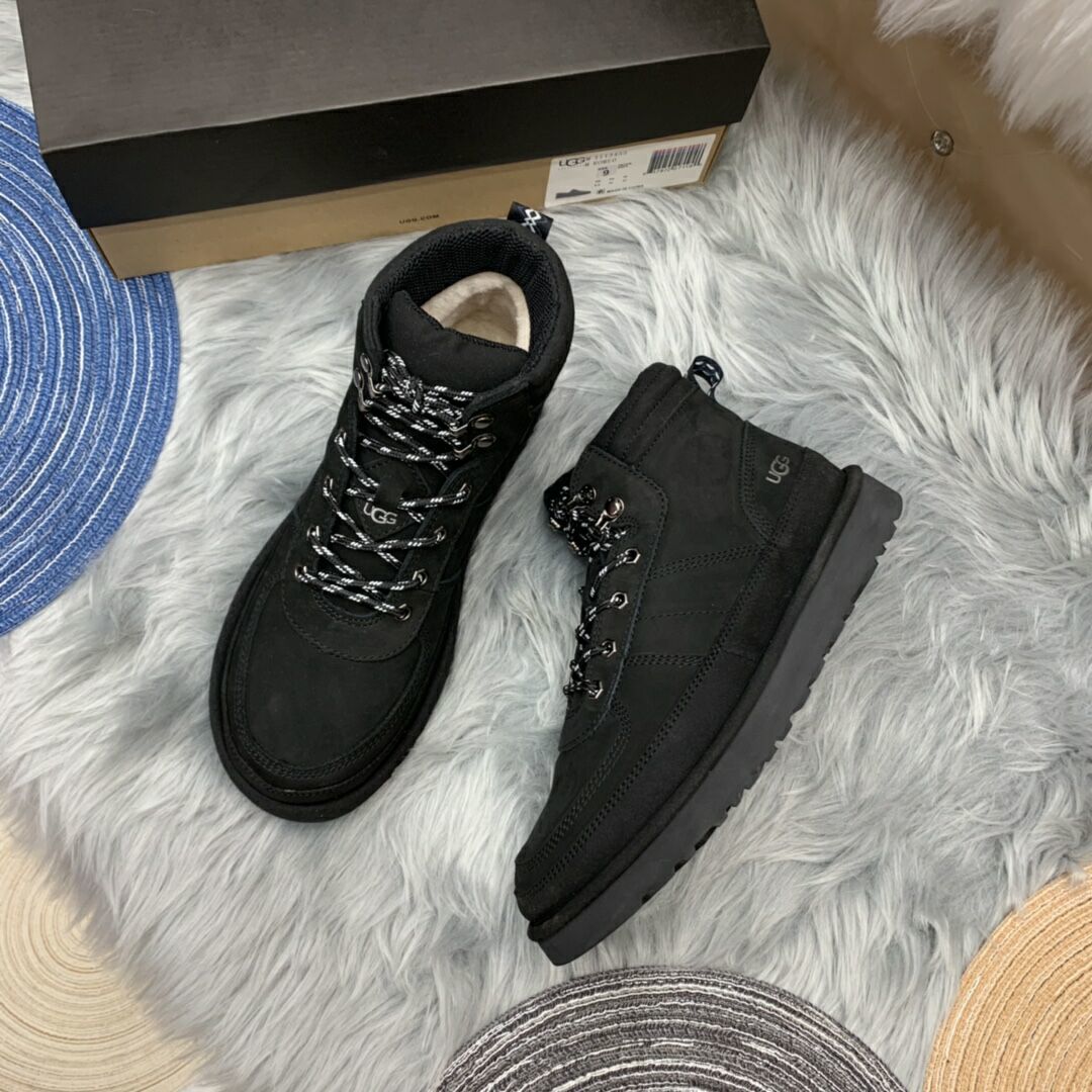 Black Men's Lace-Up Casual Shoes | Style 2991