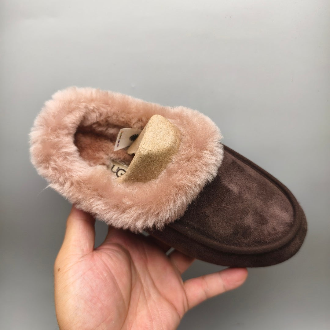Chocolate Brown Slip-On House Shoes | Style 1391