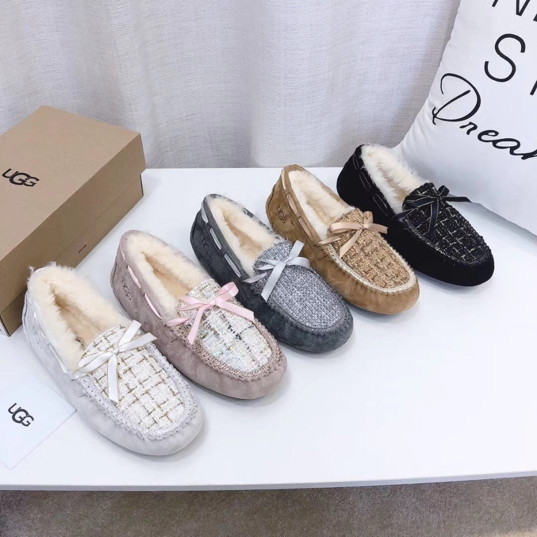 Gray Chic Driving-Style Loafers | Style 5623