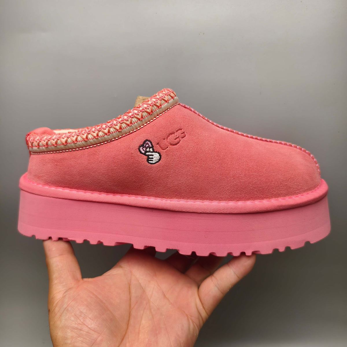 Fuchsia Boho-Inspired Platform Casual Shoes | Style 2553 / 2130