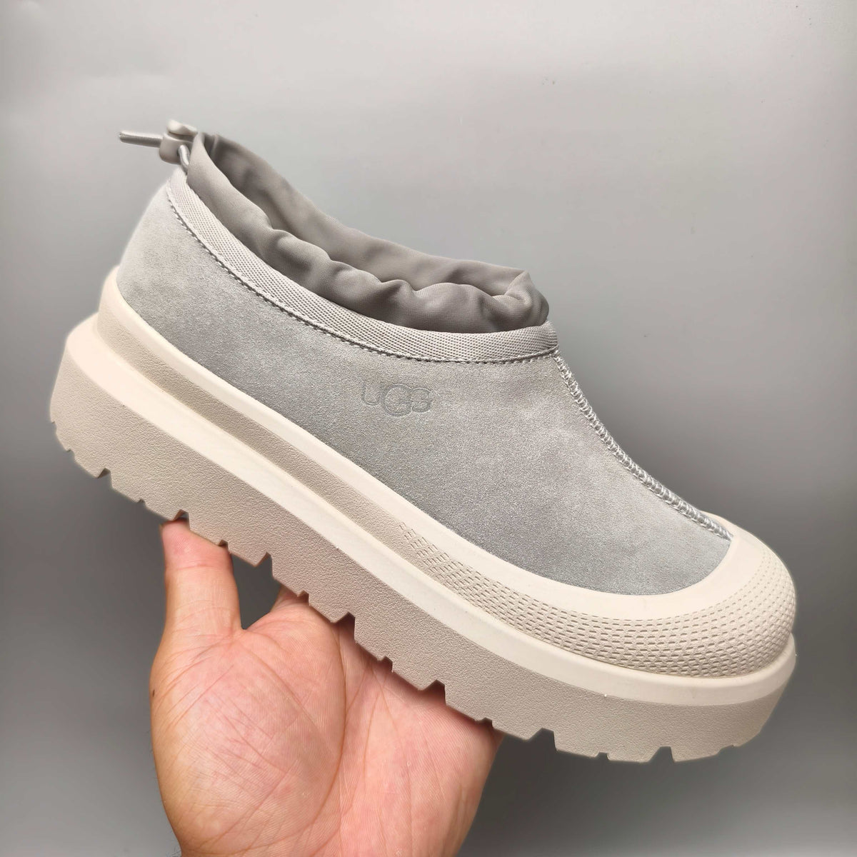 Light Gray Slip-On Casual Shoes | Style 4096
