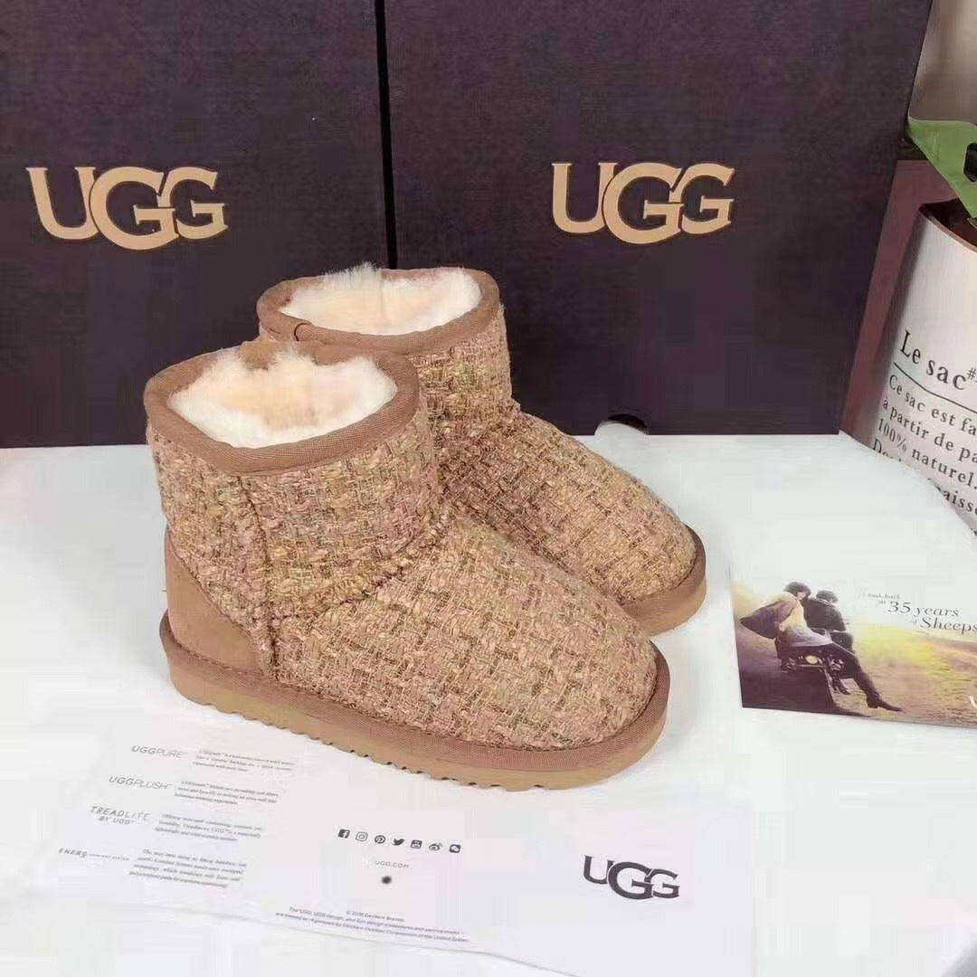 Kids' Chestnut Winter Boots | Chic Style 5854