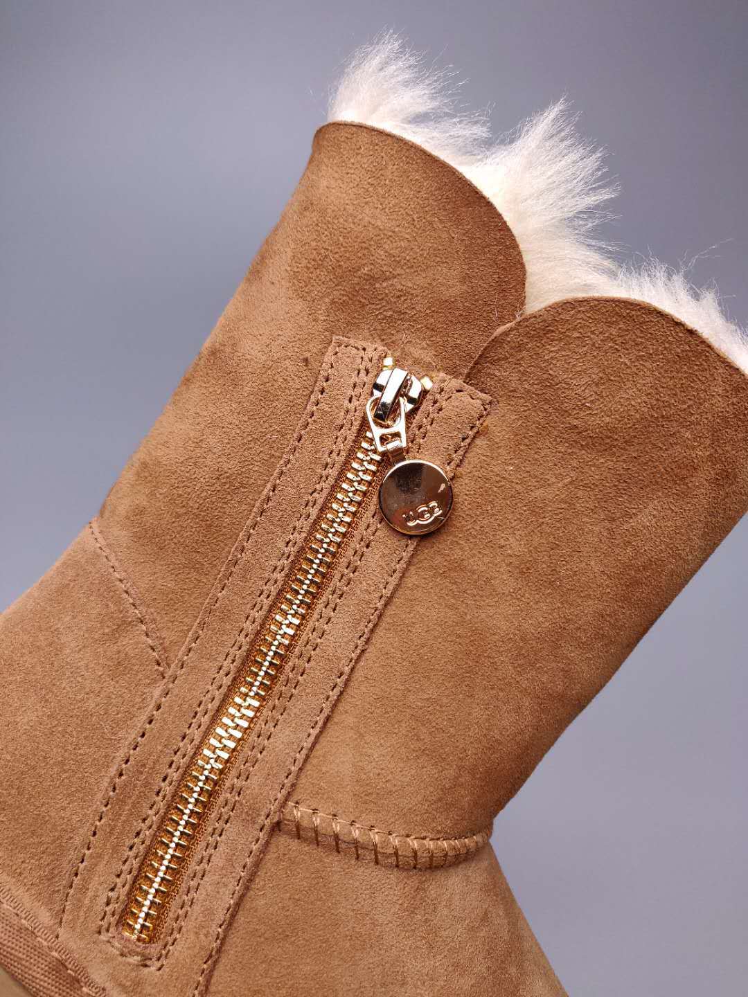 Chestnut Side-Zip Mid-Calf Boots | Style 2480