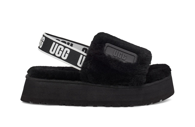 Black Disco-Inspired Sandals | Style 2258