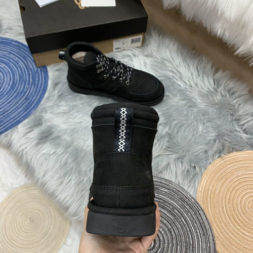 Black Men's Lace-Up Casual Shoes | Style 2991