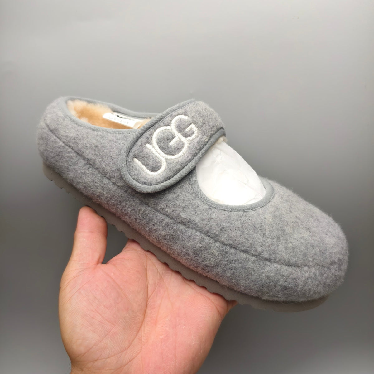 Gray Ultra-Lightweight Mary Jane Casual Shoes | Style 5097
