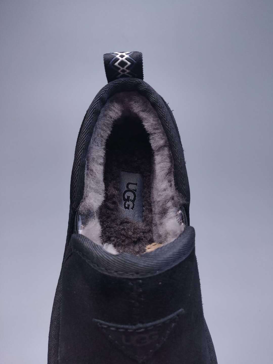 Black Men's Low-Top Slip-On Casual Shoes | Style 3455