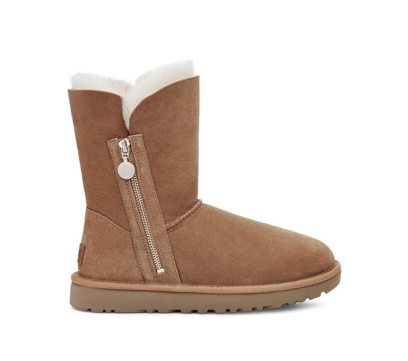 Chestnut Side-Zip Mid-Calf Boots | Style 2480