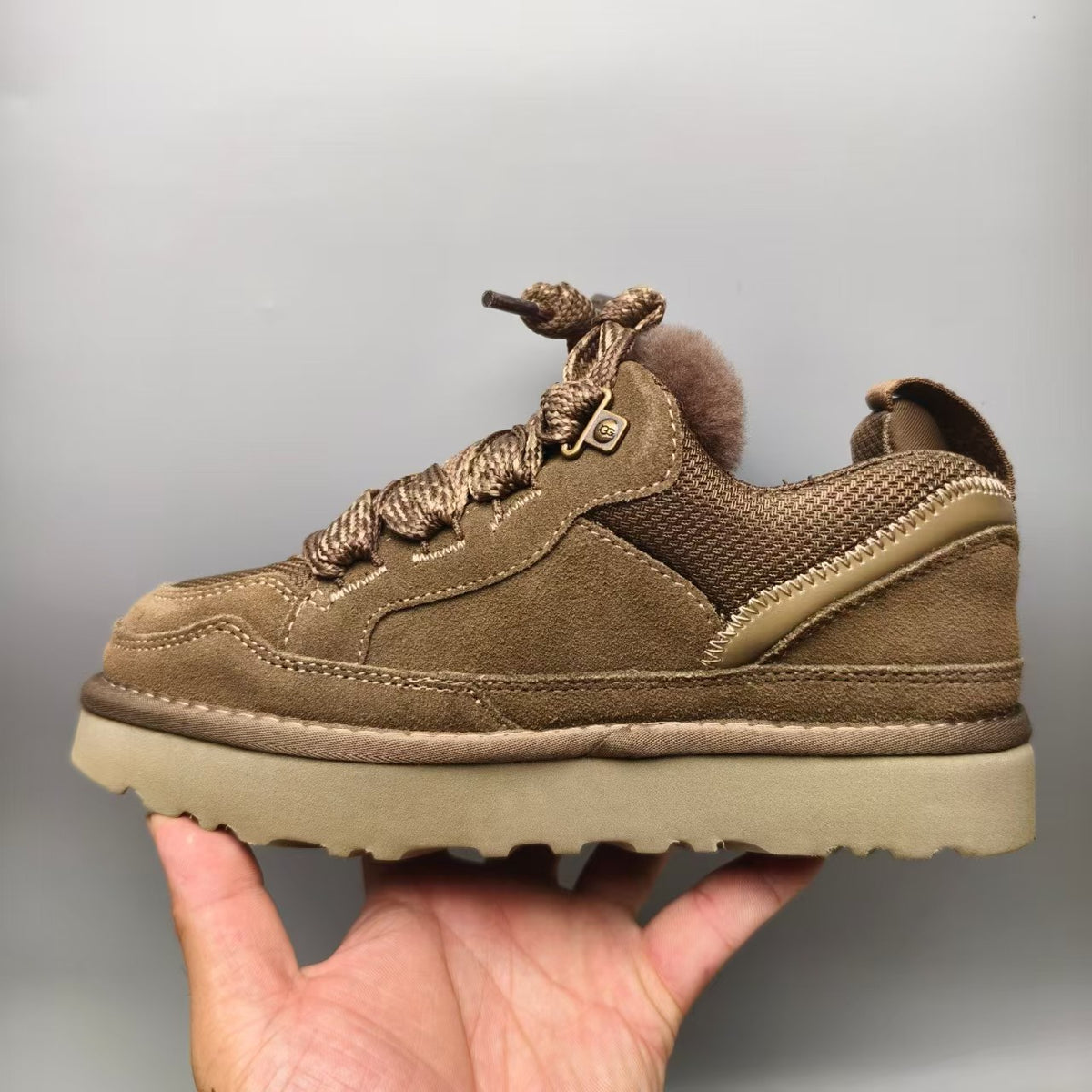 Walnut Brown Unisex Mesh Casual Sneakers | Style 4032