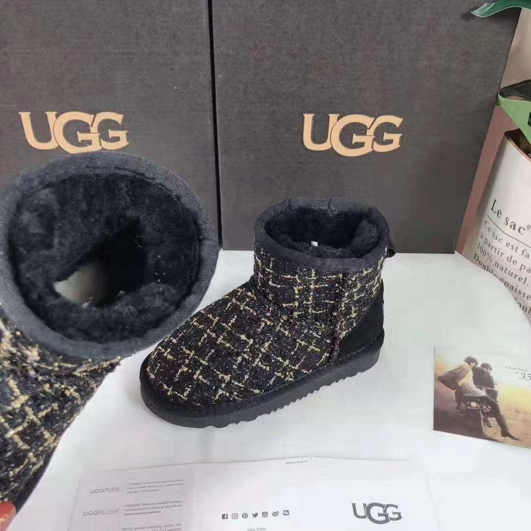 Kids' Black Winter Boots | Chic Style 5854