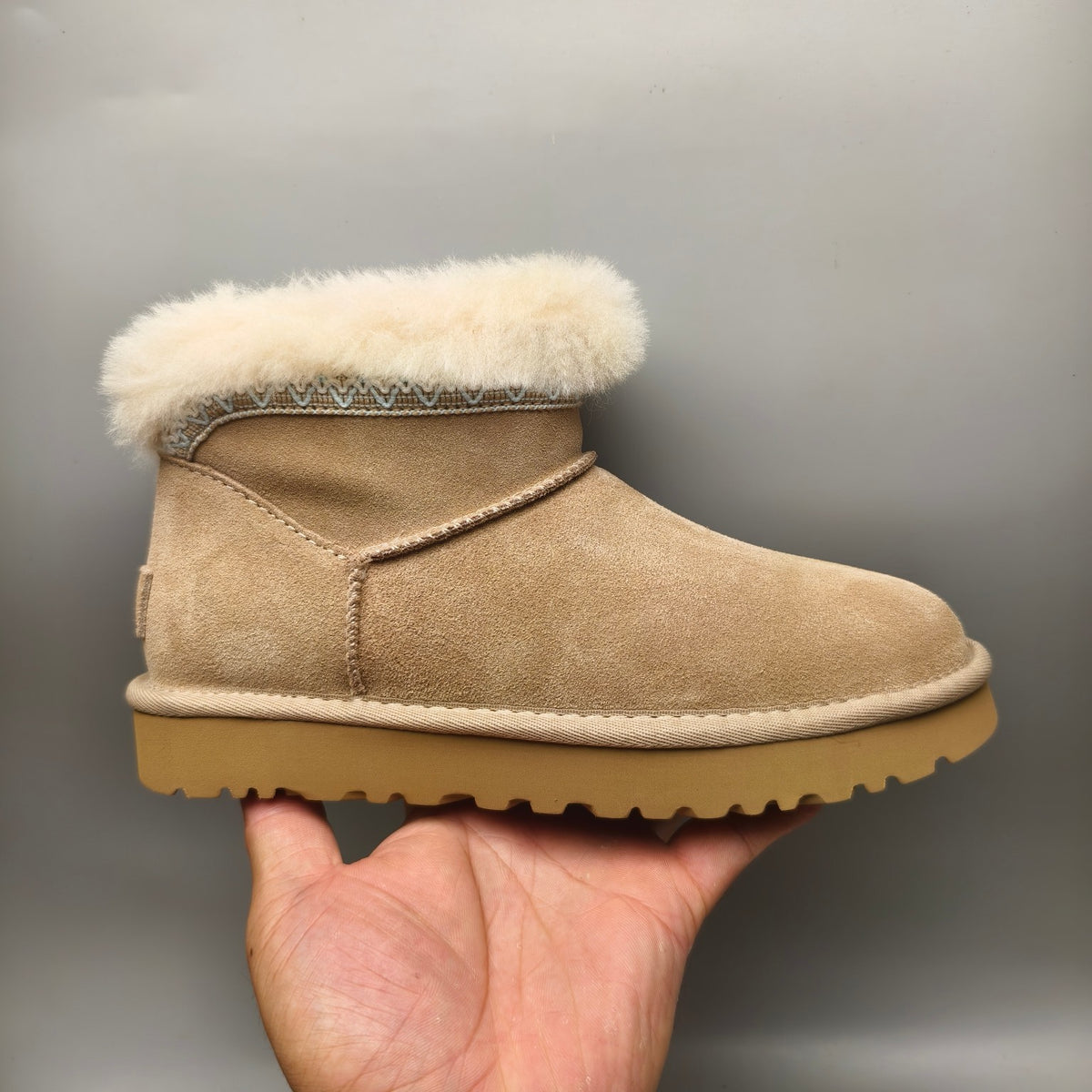 Sand Boho-Inspired Low-Top Casual Shoes | Style 4496